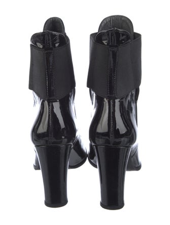 Stuart Weitzman Patent Leather Chelsea Boots