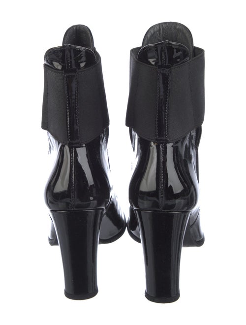 Stuart Weitzman Patent Leather Chelsea Boots
