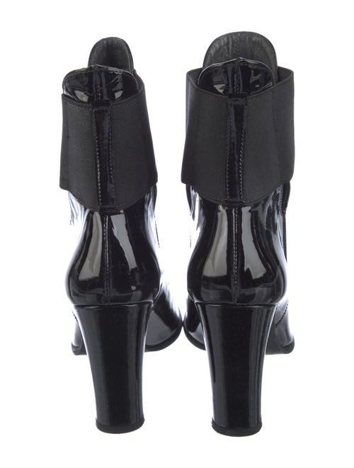 Stuart Weitzman Patent Leather Chelsea Boots
