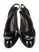 Stuart Weitzman Patent Leather Slingback Pumps