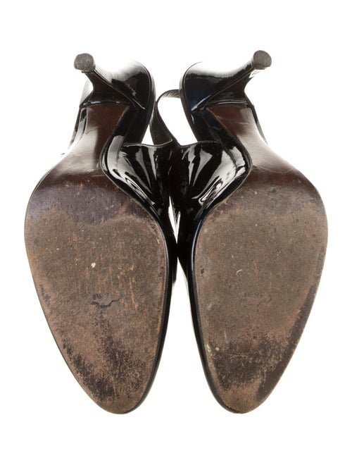 Stuart Weitzman Patent Leather Slingback Pumps