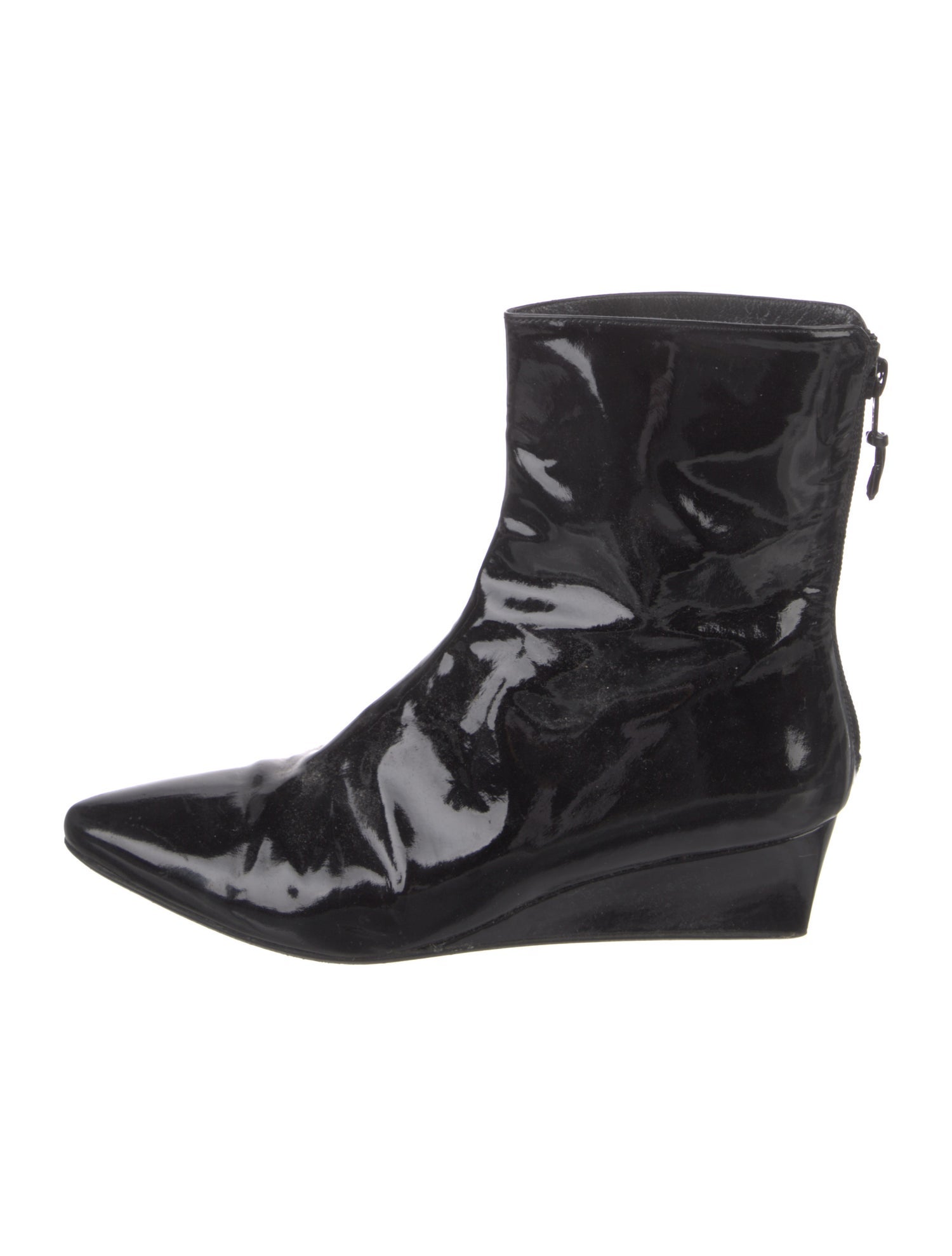 Stuart Weitzman Patent Leather Boots