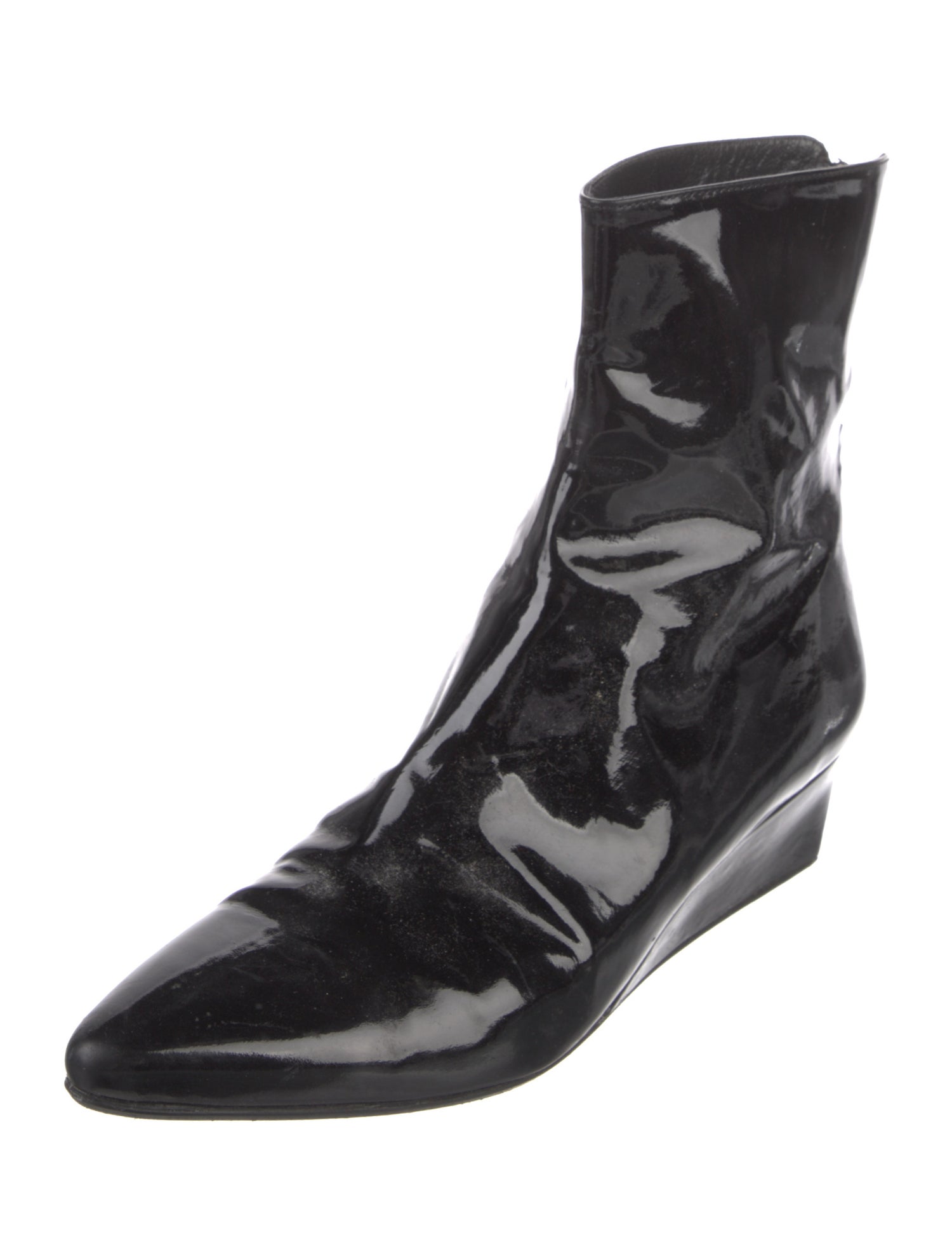Stuart Weitzman Patent Leather Boots