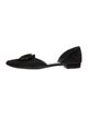 Stuart Weitzman Suede D'Orsay Flats