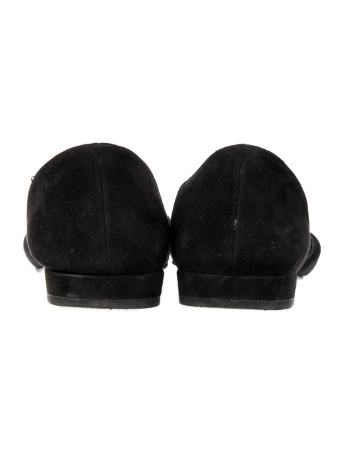 Stuart Weitzman Suede D'Orsay Flats