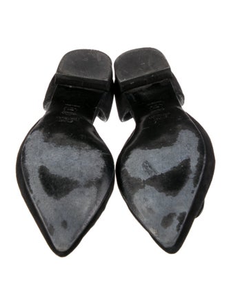 Stuart Weitzman Suede D'Orsay Flats