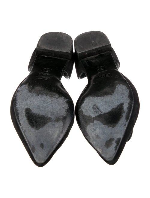 Stuart Weitzman Suede D'Orsay Flats