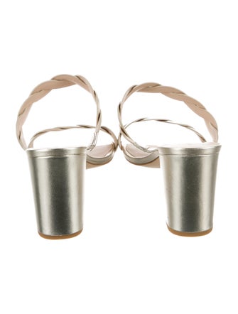 Stuart Weitzman Leather Slides