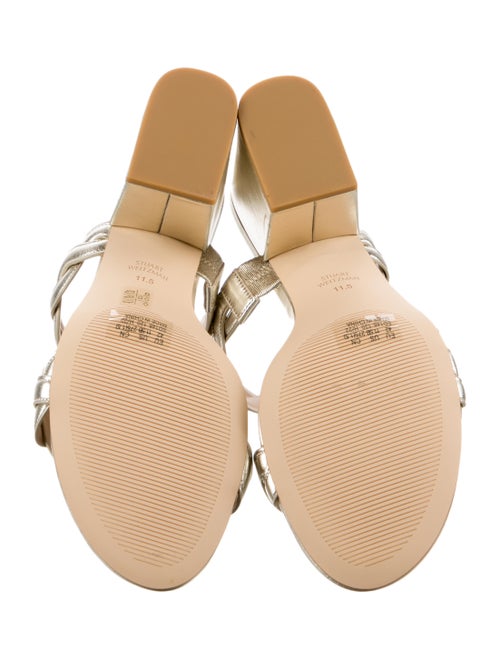 Stuart Weitzman Leather Slides