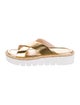Stuart Weitzman Leather Slides