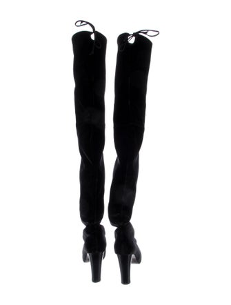Stuart Weitzman Velvet Boots