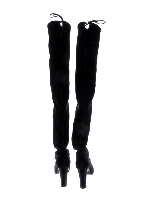 Stuart Weitzman Velvet Boots