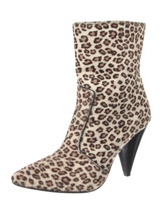 Stuart Weitzman Ponyhair Animal Print Boots