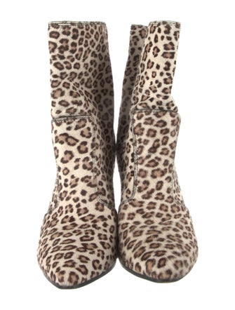 Stuart Weitzman Ponyhair Animal Print Boots