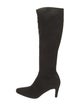 Stuart Weitzman Suede Whipstitch Trim Boots