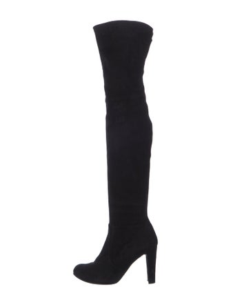 Stuart Weitzman Suede Sock Boots