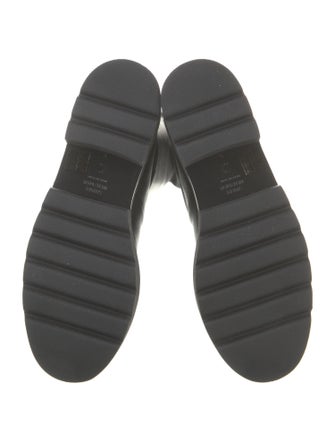 Stuart Weitzman Leather Lace-Up Boots