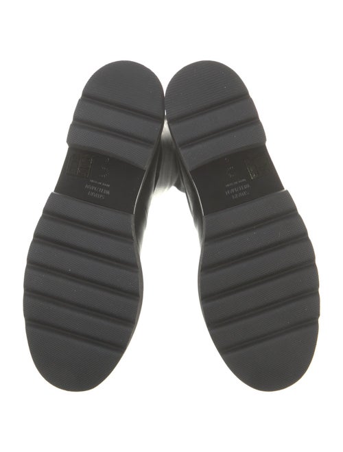 Stuart Weitzman Leather Lace-Up Boots