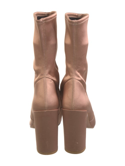 Stuart Weitzman Satin Sock Boots