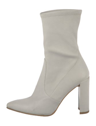 Stuart Weitzman Leather Sock Boots