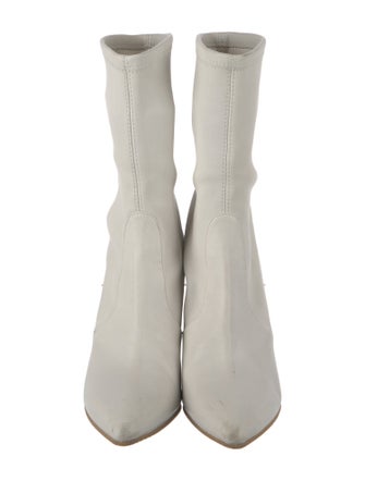 Stuart Weitzman Leather Sock Boots