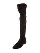 Stuart Weitzman Suede Lace-Up Boots