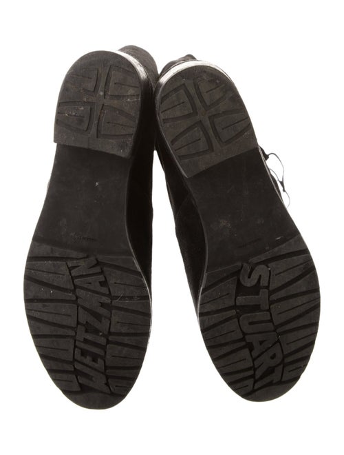 Stuart Weitzman Suede Lace-Up Boots