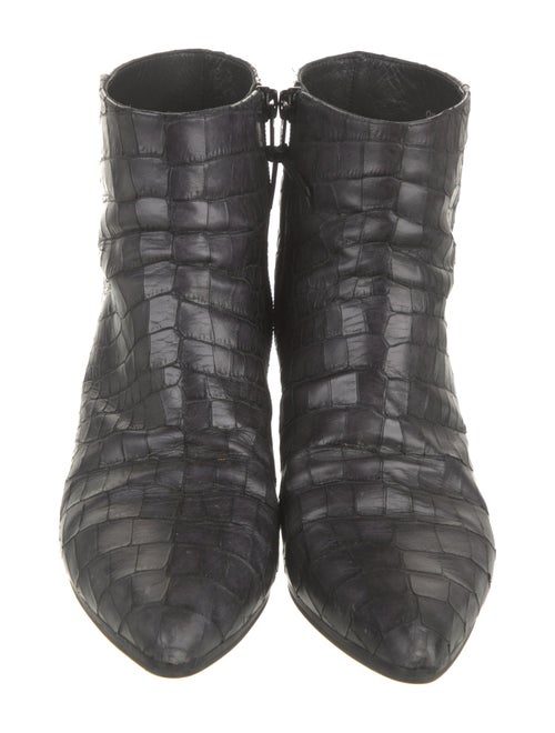Stuart Weitzman Leather Animal Print Boots