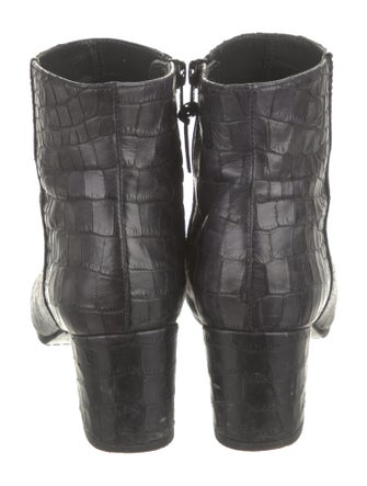 Stuart Weitzman Leather Animal Print Boots