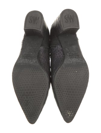 Stuart Weitzman Leather Animal Print Boots