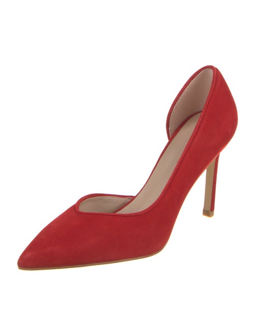 Stuart Weitzman Suede D'Orsay Pumps