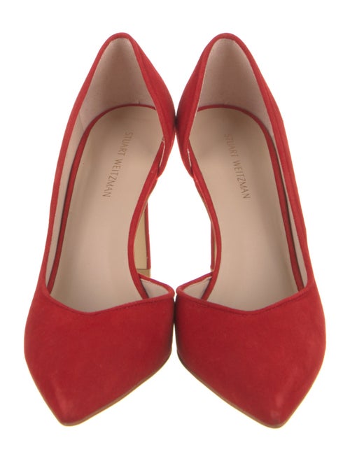 Stuart Weitzman Suede D'Orsay Pumps