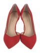 Stuart Weitzman Suede D'Orsay Pumps