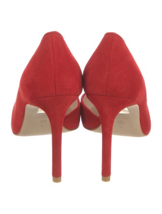 Stuart Weitzman Suede D'Orsay Pumps