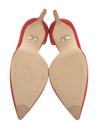 Stuart Weitzman Suede D'Orsay Pumps