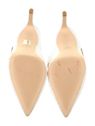 Stuart Weitzman Glitter Glitter Accents Mules