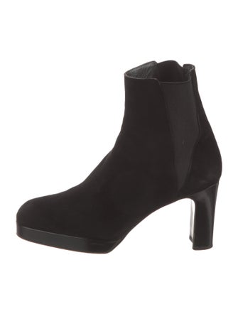 Stuart Weitzman Suede Chelsea Boots