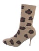Stuart Weitzman Printed Sock Boots