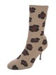 Stuart Weitzman Printed Sock Boots
