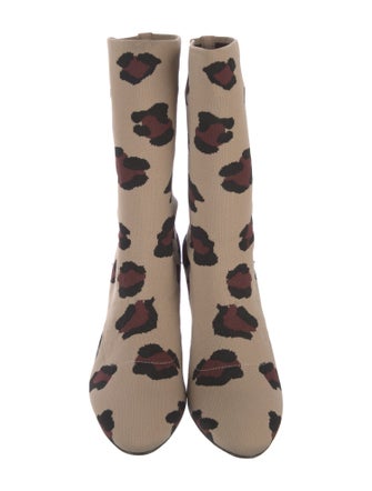 Stuart Weitzman Printed Sock Boots