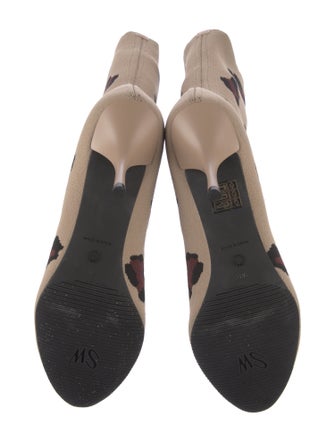 Stuart Weitzman Printed Sock Boots