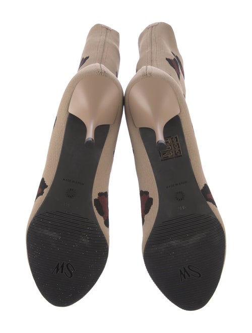 Stuart Weitzman Printed Sock Boots