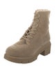 Stuart Weitzman Shearling Combat Boots