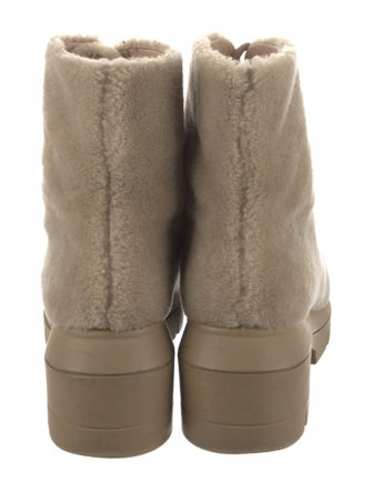 Stuart Weitzman Shearling Combat Boots