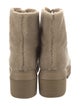 Stuart Weitzman Shearling Combat Boots