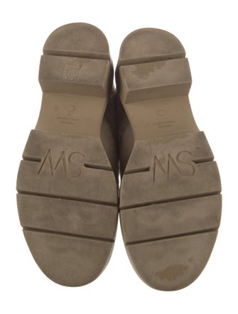 Stuart Weitzman Shearling Combat Boots