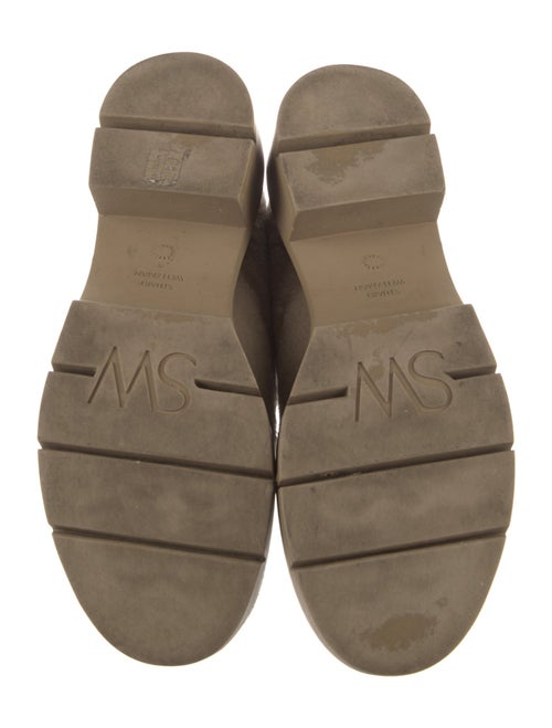 Stuart Weitzman Shearling Combat Boots