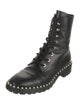 Stuart Weitzman Leather Combat Boots