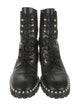 Stuart Weitzman Leather Combat Boots