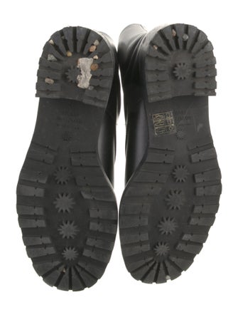 Stuart Weitzman Leather Combat Boots